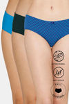 Zivame Anti-Microbial Low Rise Full Coverage Hipster Panty (Pack of 3) - Multicolor — thumbnail 1